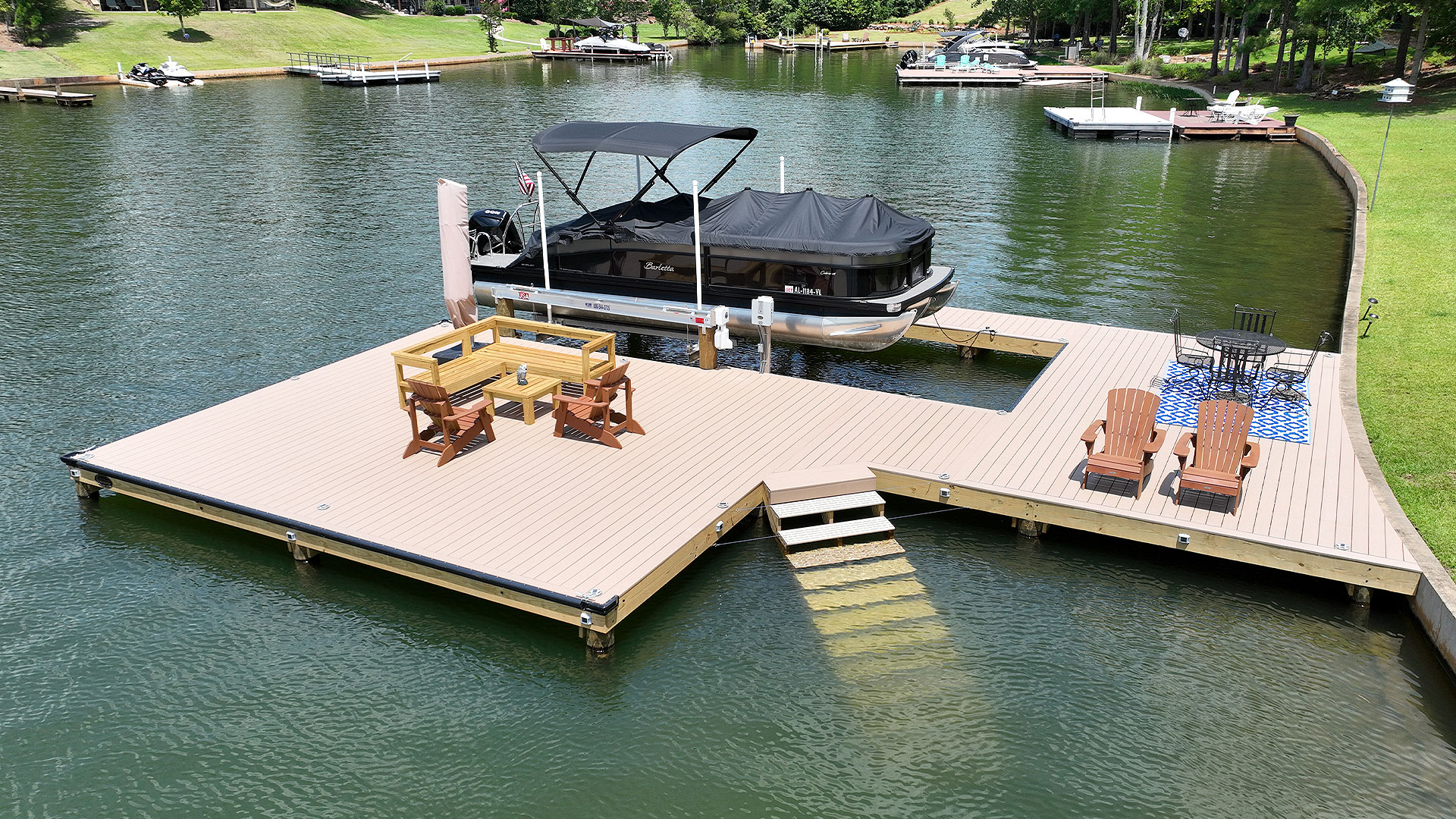 lakefront dock materials