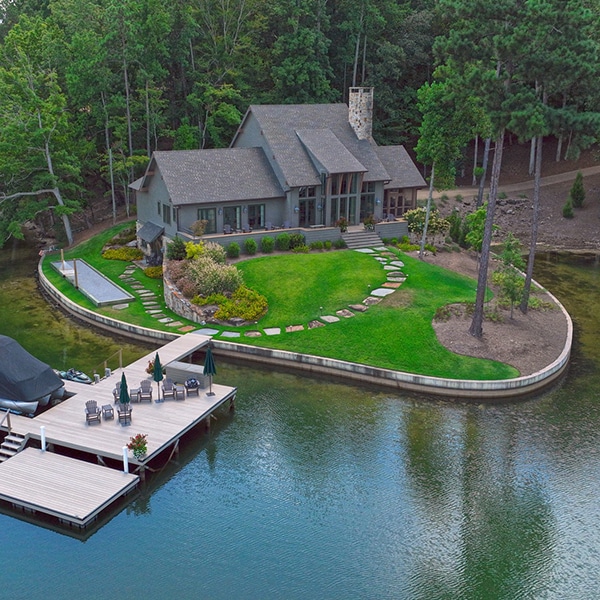 Beautifully landscaped Lake Martin lakefront property